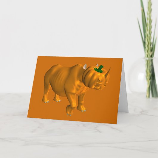Rhinoceros Karte (Vorderseite)