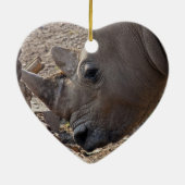 Rhinoceros Keramikornament (Hinten)