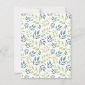 Rhinoceros Kinderdusche Einladungen (Rückseite)