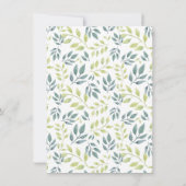 Rhinoceros Kinderdusche Einladungen (Rückseite)