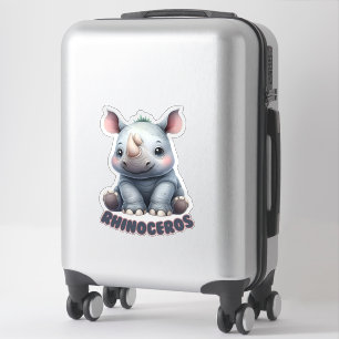 RHINOCEROS - KINDERZIMMER STICKER