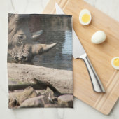 Rhinoceros Küchentuch (Viertel Falte)