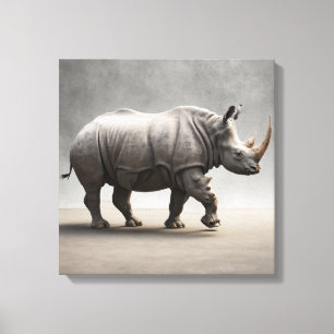 Rhinoceros Leinwanddruck