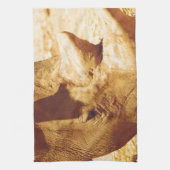 Rhinoceros-Liebe Handtuch (Vertikal)