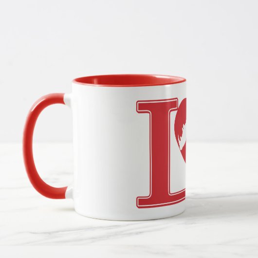 Rhinoceros-Liebe Tasse (Links)