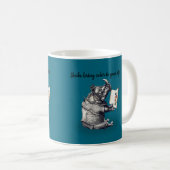 Rhinoceros-Lieben lesen Kaffeetasse (VorderseiteRechts)
