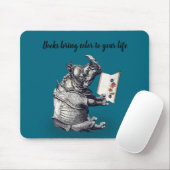 Rhinoceros-Lieben lesen Mousepad (Mit Mouse)