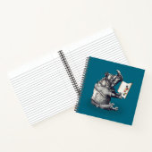 Rhinoceros-Lieben lesen Notizblock (Innenseite)