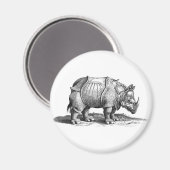 Rhinoceros Magnet (Vorderseite/Rückseite)