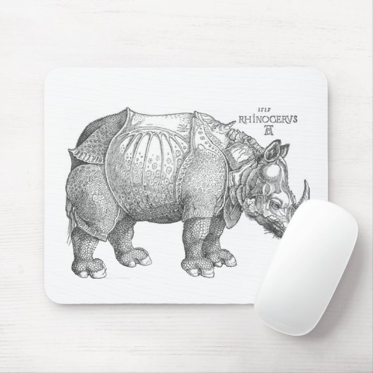 Rhinoceros Mousepad (Mit Mouse)
