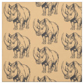 Rhinoceros oder Nashorn Stoff (Muster)