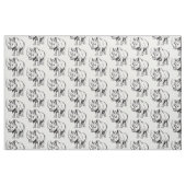 Rhinoceros oder Nashorn Stoff (Fat Quarter (45,7 x 55,9 cm))