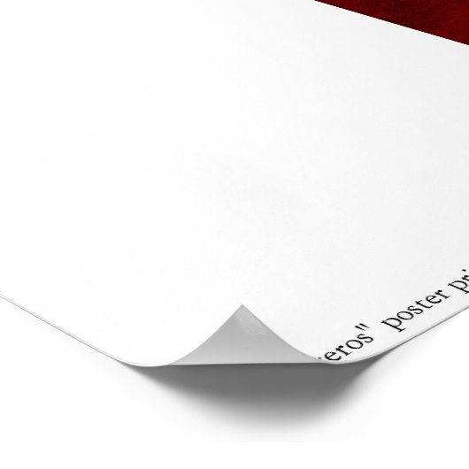 Rhinoceros Poster (Ecke)