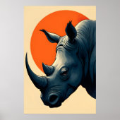 Rhinoceros Poster (Vorne)