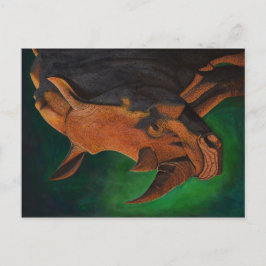 Rhinoceros Postkarte