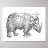 Rhinoceros Print Poster (Vorne)