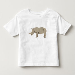 Rhinoceros Rhino Illustration Kleinkind T-shirt