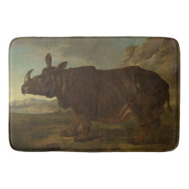 Rhinoceros (Rhino) (Wild Animal) (von J.B. Oudry) Badematte