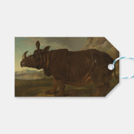 Rhinoceros (Rhino) (Wild Animal) (von J.B. Oudry) Geschenkanhänger