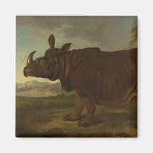 Rhinoceros (Rhino) (Wild Animal) (von J.B. Oudry)