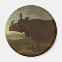 Rhinoceros (Rhino) (Wild Animal) (von J.B. Oudry)