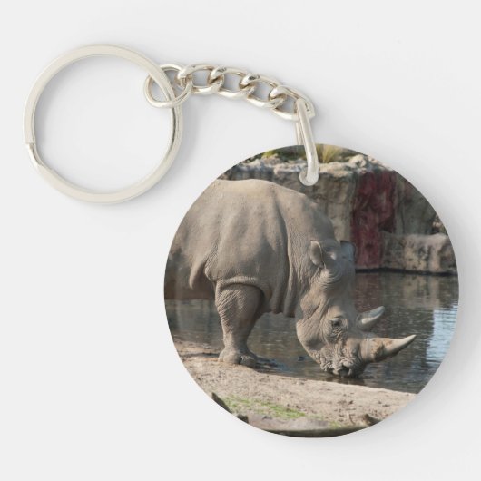 Rhinoceros Schlüsselanhänger (Vorderseite)