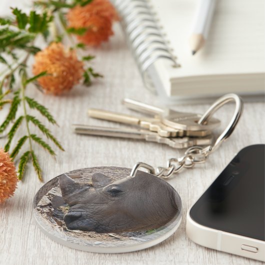 Rhinoceros Schlüsselanhänger (Vorderseite rechts)