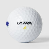 Rhinoceros-Silhouette Golfball (Logo)
