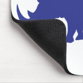 Rhinoceros-Silhouette Mousepad (Ecke)
