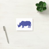 Rhinoceros-Silhouette Post-it Klebezettel (Büro)