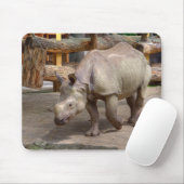 Rhinoceros unicornis mousepad (Mit Mouse)