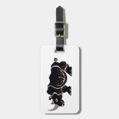 RHINOCEROS - Wildafrikanisches Tier - Natur Gepäckanhänger (Vorderseite vertikal)