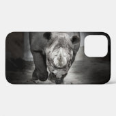 Rhinoceros: Wildtierportrait. Case-Mate iPhone Hülle (Rückseite (Horizontal))