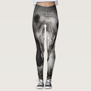 Rhinoceros: Wildtierportrait. Leggings