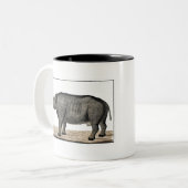 Rhinoceros Zweifarbige Tasse (Vorderseite Links)