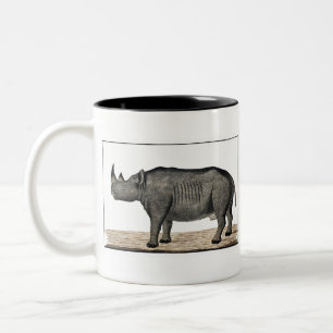 Rhinoceros Zweifarbige Tasse