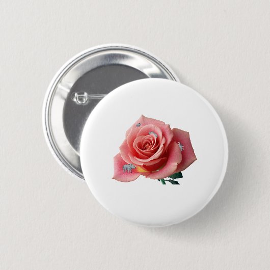 Rhinocerose Button (Vorne & Hinten)