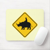 Rhinohback Reiter-Überfahrt Mousepad (Mit Mouse)