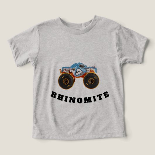 Rhinomit - Monster Truck Tshirt (Design Vorderseite)