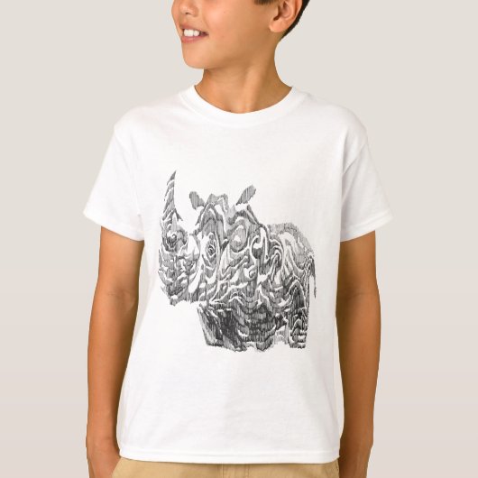 RhinoRhino scherzt T - Shirt (Vorderseite)
