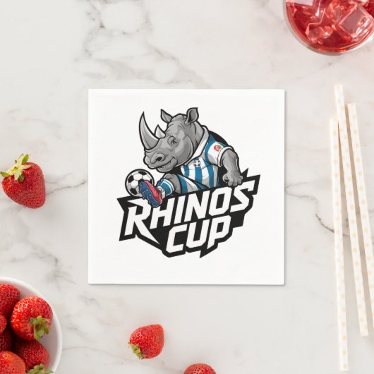 Rhinos Cup Serviette (Beispiel)
