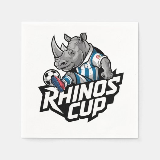 Rhinos Cup Serviette (Vorderseite)