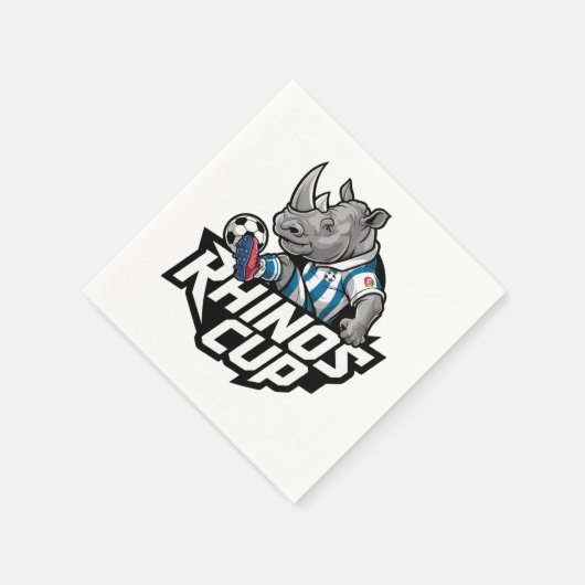 Rhinos Cup Serviette (Ecke)