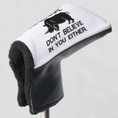 Rhinos Dont Believe Golf Headcover (3/4 Vorderseite)