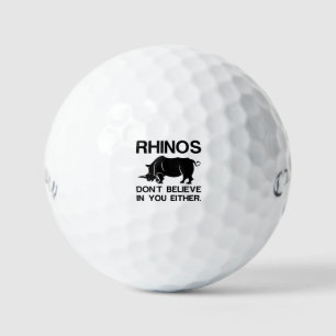 Rhinos Dont Believe Golfball