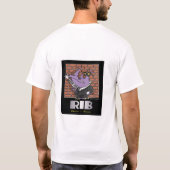 Rhinos im Schwarzen T-Shirt (Rückseite)