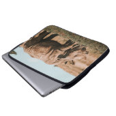 RHINO'S IN AFRIKA GRAZIEREN LAPTOPSCHUTZHÜLLE (Vorne Knopf)