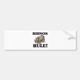 RHINOS Regel! Autoaufkleber