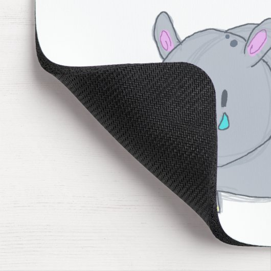 Rhinos sind gerade hässliches Einhörner mousepad (Ecke)