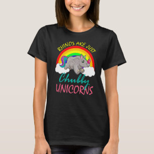 Rhinos sind nur chubby Unicorns Funny Chubby Unic T-Shirt